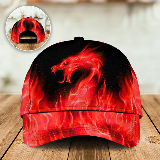 Dragon Red Classic Cap For Weekend Travel Outdoor Events And Casual Outfits