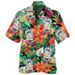 Tropical Ambulance Driver Hawaiian Shirt For Resort Trips, Coastal Parties, And Warm Weather Style