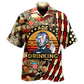 American Bold Patriotism Hawaiian Shirt For Tropical Holidays, Outdoor Gatherings, And Everyday Comfort