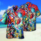 Colorful American Statue Liberty Hawaiian Shirt Design Detail For Sunny Adventures And Casual Wear