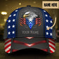 America Eagle Black Red Personalized Classic Cap For Holiday Trips Daily Outfits And Thoughtful Gifting