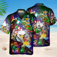 American Eagle Christmas Hawaiian Shirt For Holiday Parties, Tropical Vacations, And Festive Gift Giving