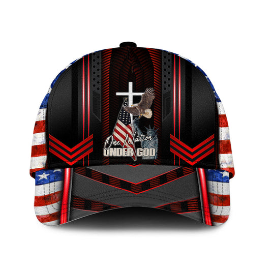 America Eagle One Nation Under God Classic Cap For Weekend Travel Outdoor Events And Casual Outfits
