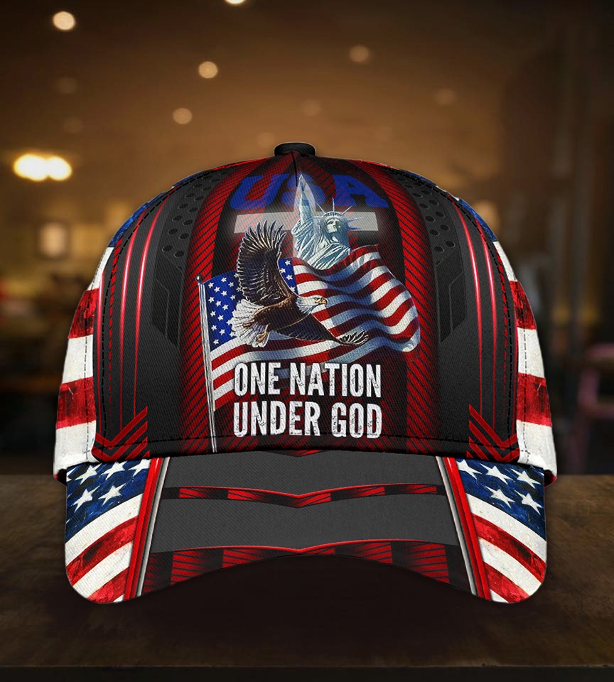 America Eagle One Nation Under God Classic Cap For Daily Styling Weekend Travel And Outdoor Activities