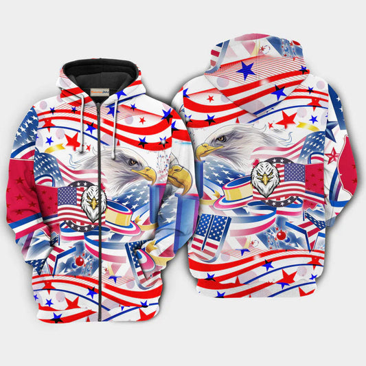America Eagle Patriotic Hoodie For Casual Street Style Travel And Daily Comfort