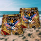Eagle Guardian Of Freedom Patriotic Beach Shorts Design Detail For Weekend Getaways And Beach Days