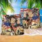 America Independence Day Proud Beach Shorts For Patriotic Summer Style And Coastal Trips
