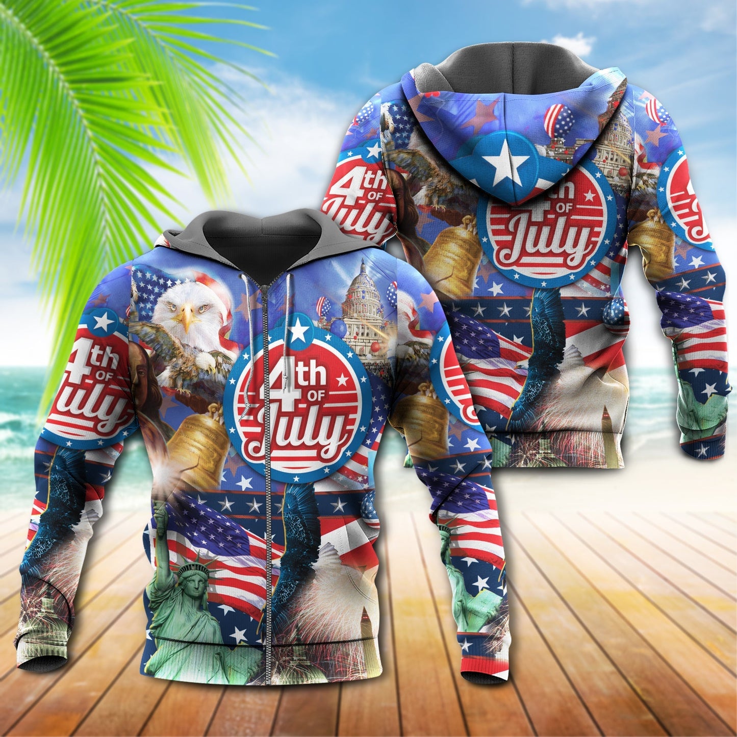 America Love Fourth July Hoodie For Weekend Adventures Casual Style And Relaxed Comfort