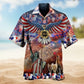 American Creative Hawaiian Shirt For Island Vacations, Resort Wear, And Relaxed Seasonal Style