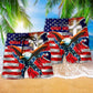 America One Nation Under God Patriotism With Beach Shorts For Reflective Outdoor Style