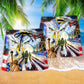 America Proud Forever Patriotic Beach Shorts Pattern View For Heritage Inspired Vacation Wear
