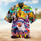 Whale Year Under Ocean Hawaiian Shirt Artwork View For Weekend Trips