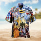 American Creative Hawaiian Shirt For Resort Trips, Coastal Parties, And Warm Weather Style