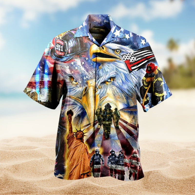 American Creative Hawaiian Shirt For Resort Trips, Coastal Parties, And Warm Weather Style