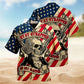 American Stay Strapped Clapped Hawaiian Shirt For Summer Celebrations, Resort Days, And Relaxed Everyday Wear