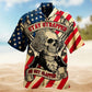 American Stay Strapped Clapped Hawaiian Shirt For Summer Celebrations, Resort Days, And Relaxed Everyday Wear