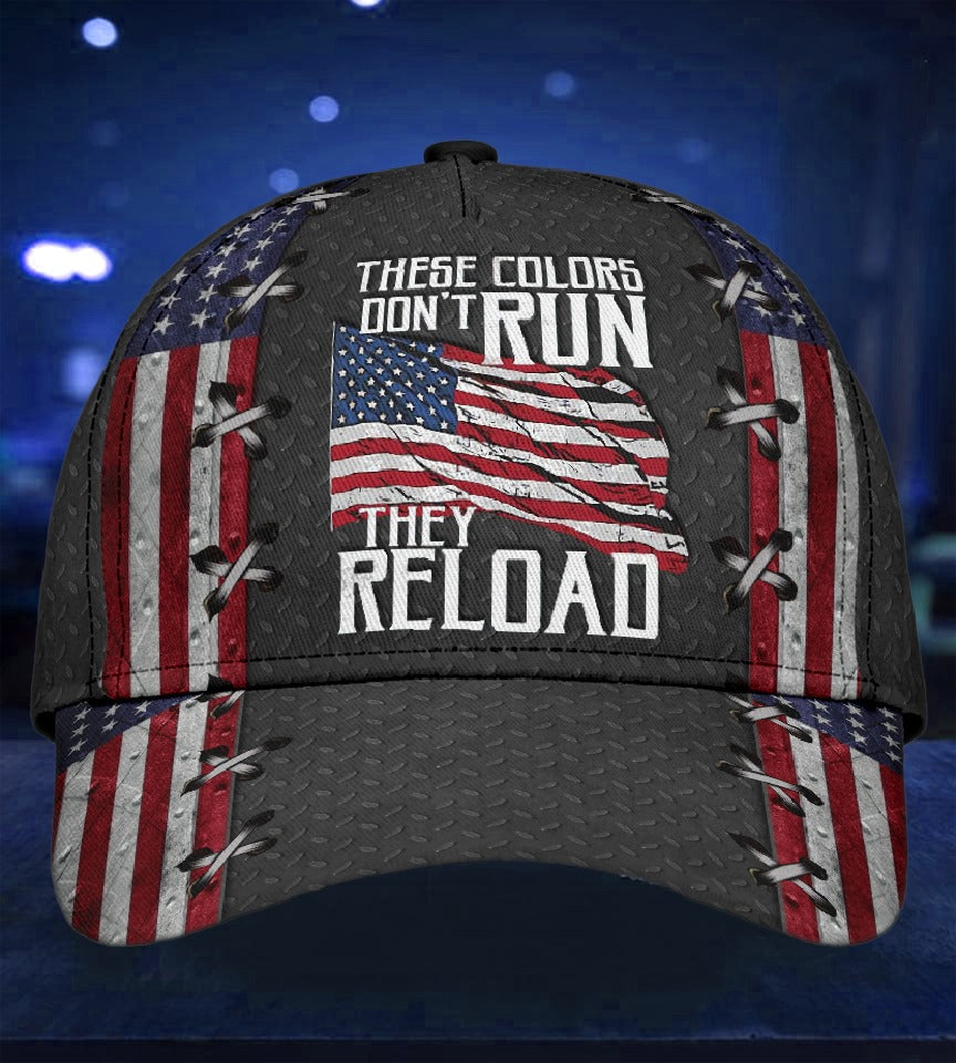 America Colors Never Run Classic Cap For Daily Wear Travel And Outdoor Activities