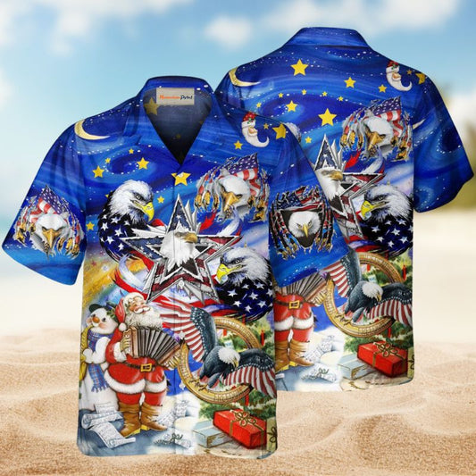 American Eagle Victory Hawaiian Shirt For Holiday Gatherings, Coastal Trips, And Proud Seasonal Style