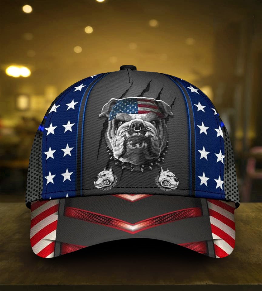 American Bull Dog Loyal Pet Classic Cap For Festivals Travel Adventures And Casual Gift Giving