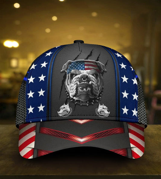 American Bull Dog Loyal Pet Classic Cap For Festivals Travel Adventures And Casual Gift Giving