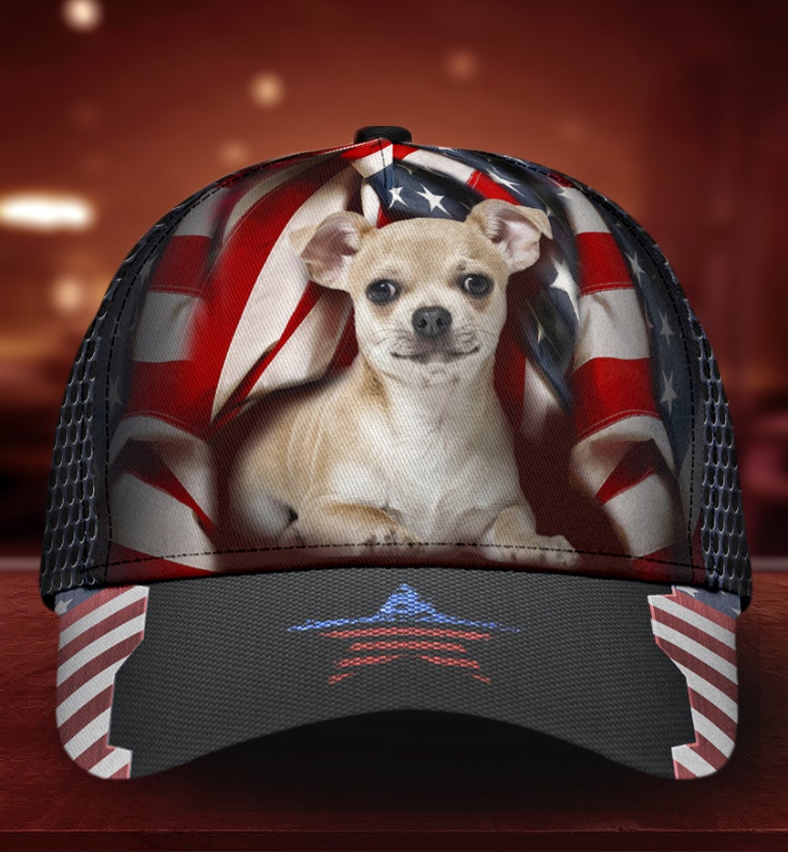 American Chihuahua Cute Dog Classic Cap For Daily Outfits Festivals And Thoughtful Gift Giving