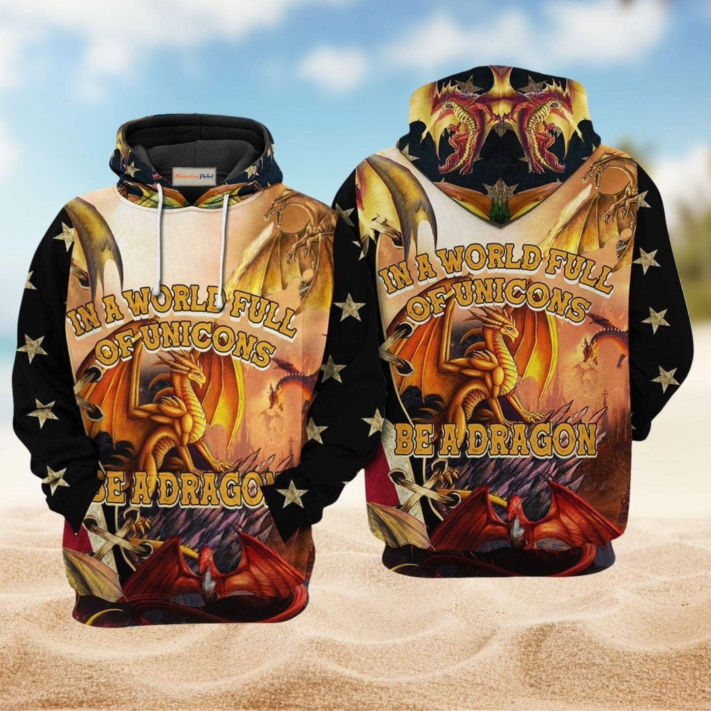 American Dragon Freedom Hoodie For Fantasy Art Lovers Travel Activities And Streetwear