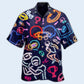 American Football Hawaiian Shirt With All Over Print For Tropical Getaways Outdoor Fun And Everyday Wear
