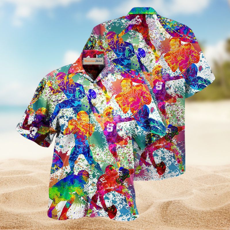 American Football Strong Spirit Hawaiian Shirt For Beach Days, Summer Outings, And Thoughtful Gift Giving