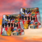 Independence Day Veteran Americana Beach Shorts Pattern Detail For Resort Wear And Versatile Outdoor Wear