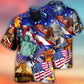 American Independence Day Hawaiian Shirt Design View For Casual Summer Styling