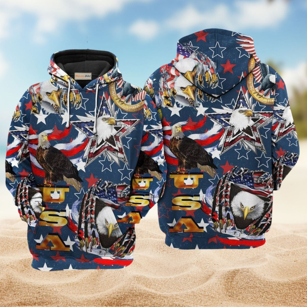 American Love Eagle Hoodie For Weekend Adventures Casual Style And Relaxed Comfort