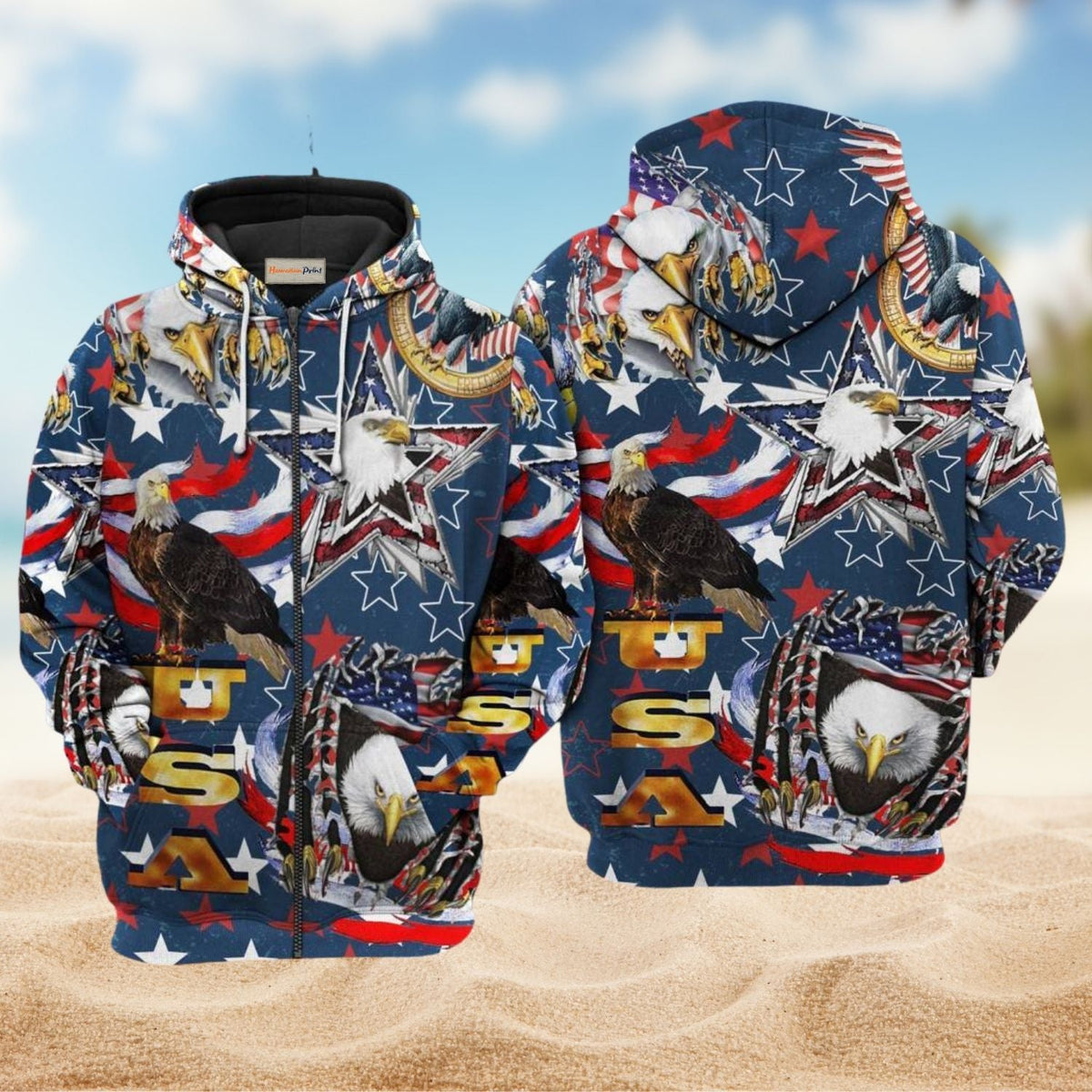 American Love Eagle Hoodie For Weekend Adventures Casual Style And Relaxed Comfort