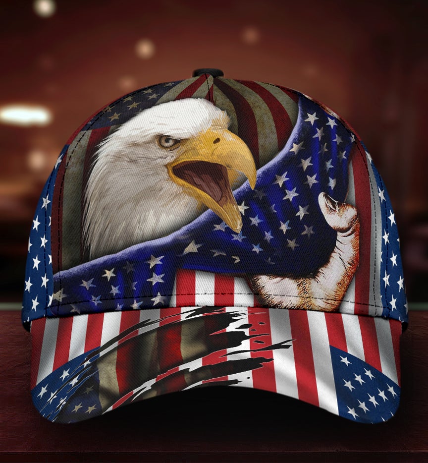 American Eagle Patriotic Flag Classic Cap For Casual Events Beach Trips And Thoughtful Gifting