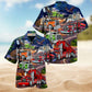 American Trucker Proud Hawaiian Shirt For Tropical Holidays, Outdoor Gatherings, And Everyday Comfort