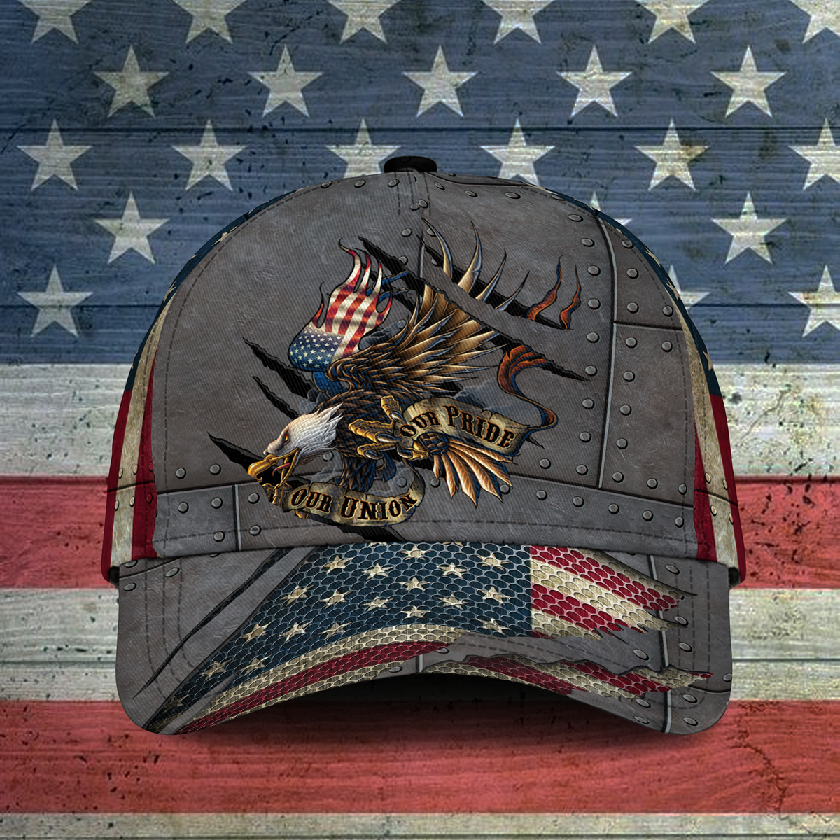 American Eagle Fly Flag Classic Cap For Outdoor Events Beach Travel And Relaxed Daily Style