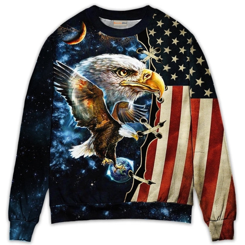 American Eagle Galaxy Sweater For Casual Gatherings Holidays And Everyday Comfort