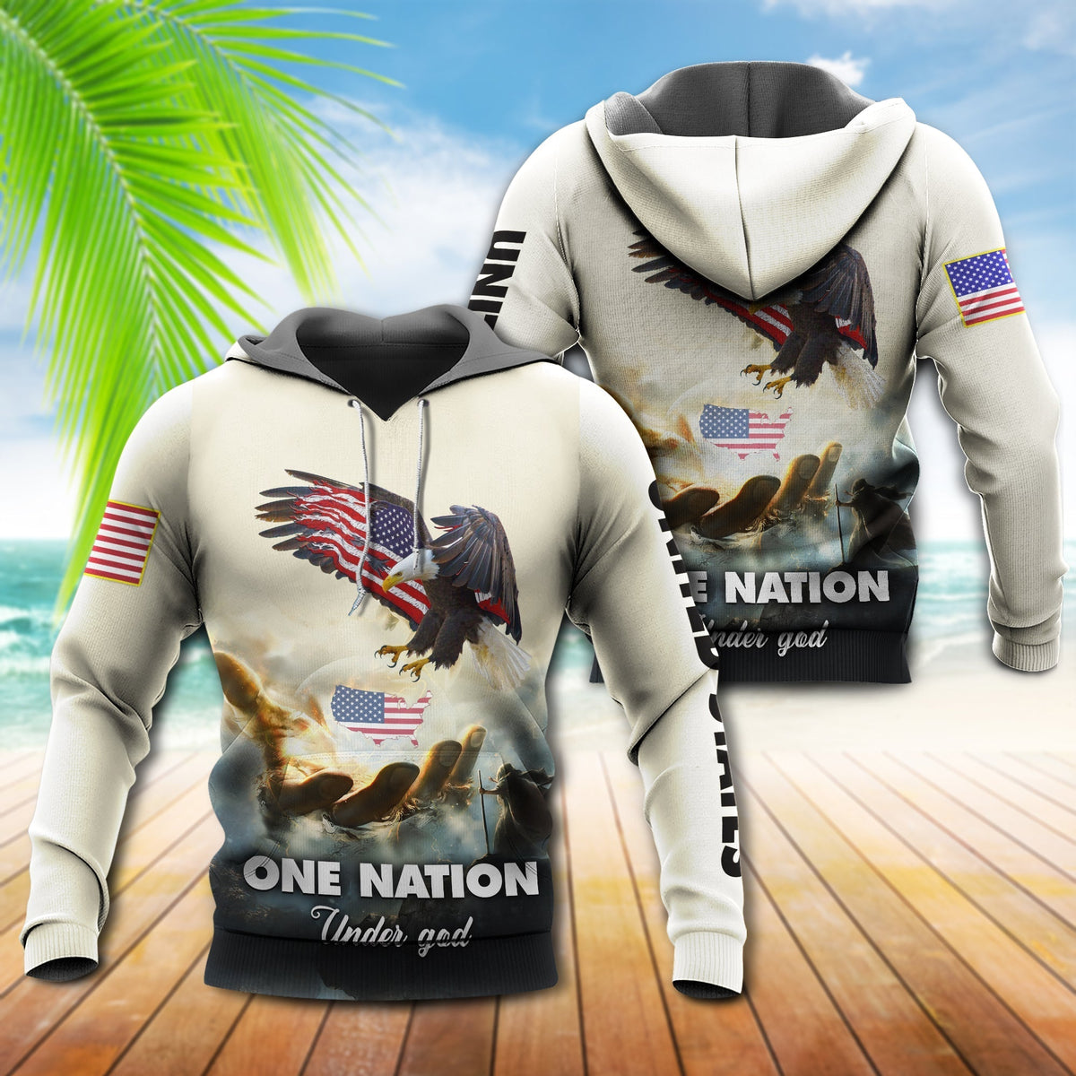American Eagle One Nation Hoodie For Casual Streetwear Travel And Everyday Comfort