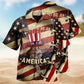 Patriotic Cat Proud Hawaiian Shirt For Island Vacations, Resort Wear, And Relaxed Seasonal Style