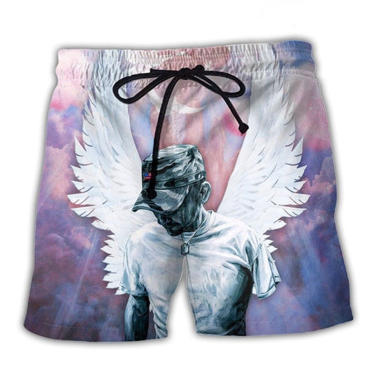 Amputee Blessings Positive Message Beach Shorts For Warm Weather Travel And Everyday Comfort