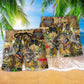 Explore Ancient Egypt History Beach Shorts Pattern View For Coastal Holidays And Casual Activities