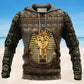 Ancient Classic Egypt Pharaoh Hoodie For Egyptian Themes Weekend Travel And Comfortable Layering