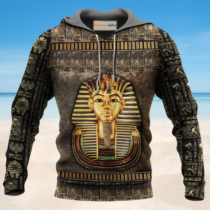 Ancient Classic Egypt Pharaoh Hoodie For Egyptian Themes Weekend Travel And Comfortable Layering