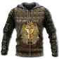 Ancient Classic Egypt Pharaoh Hoodie For Egyptian Themes Weekend Travel And Comfortable Layering