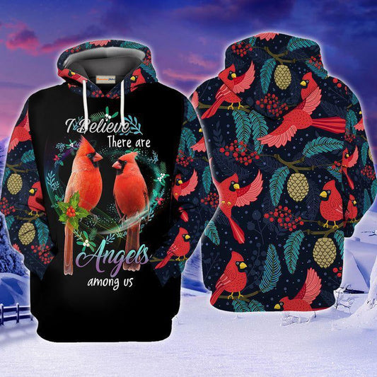 Angels Among Us Bird Art – 3D Hoodie