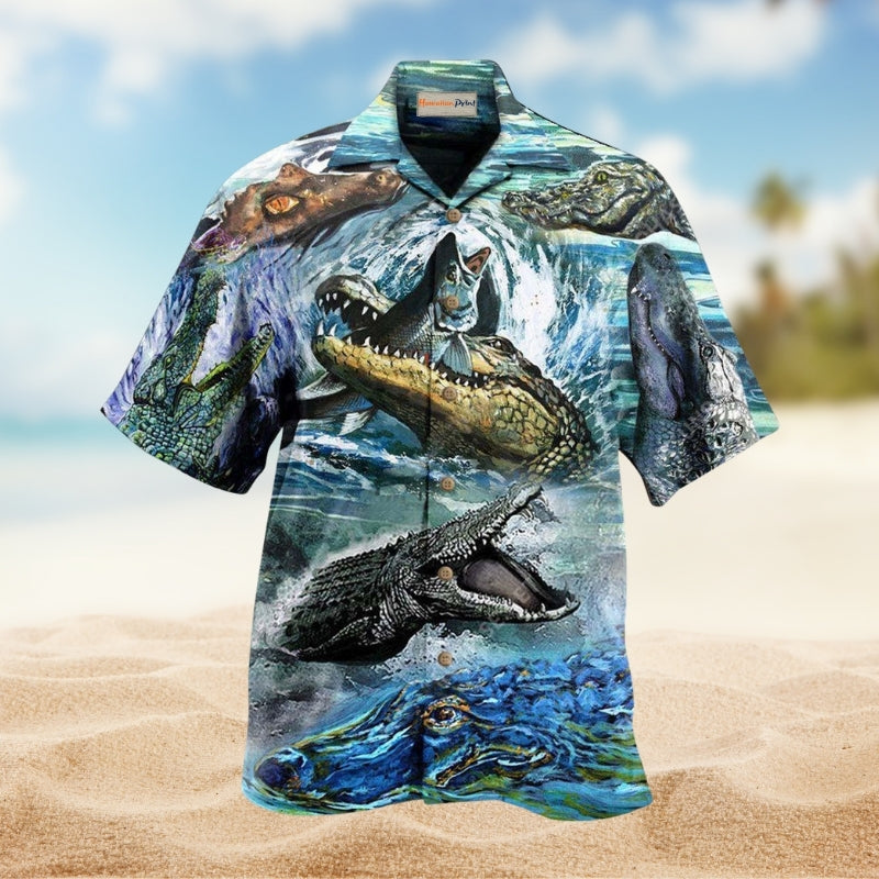 Alligators Are Most Dangerous Hawaiian Shirt For Summer Vacation Beach Travel And Relaxed Casual Wear