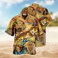 Vintage Leopard Art Hawaiian Shirt For Island Getaways Beach Parties And Comfortable Vacation Style