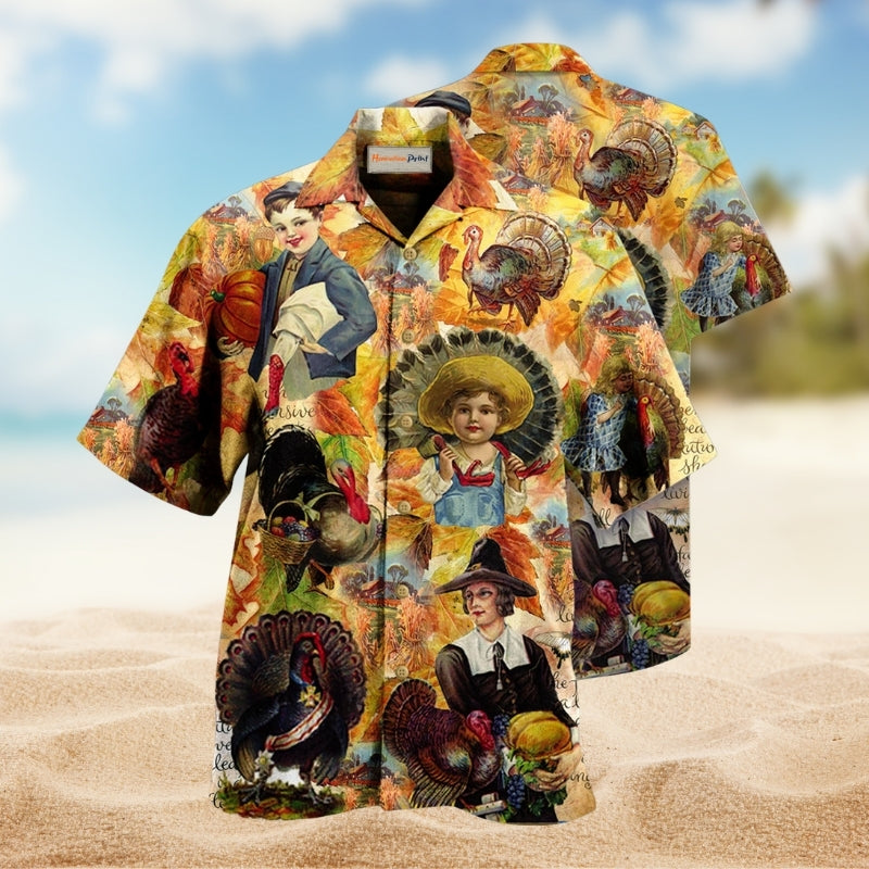 Bad Day To Be A Turkey Hawaiian Shirt For Tropical Trips Coastal Events And Distinctive Summer Style