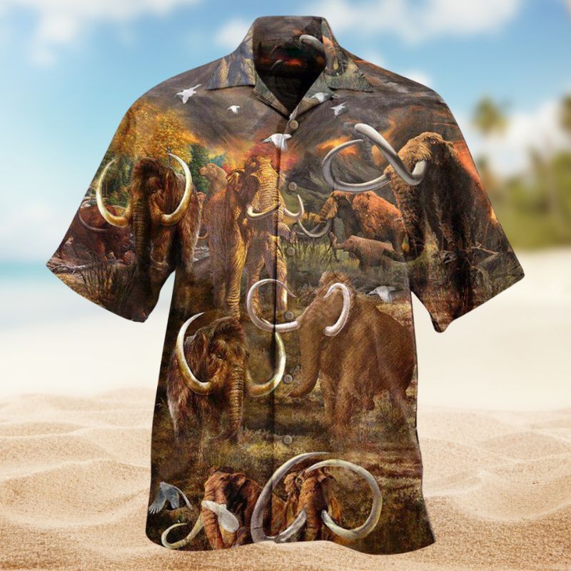 Animals Bring Mammoth Hawaiian Shirt For Beach Days, Summer Outings, And Thoughtful Gift Giving
