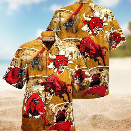 Animals Bulls Not Win Hawaiian Shirt For Tropical Holidays, Outdoor Gatherings, And Everyday Comfort