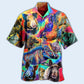 Colorful Wild Boar Hawaiian Shirt With All Over Print For Tropical Getaways Outdoor Fun And Everyday Wear